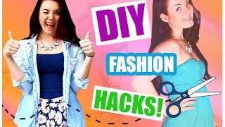 DIY FASH - ION  HACK - S!    